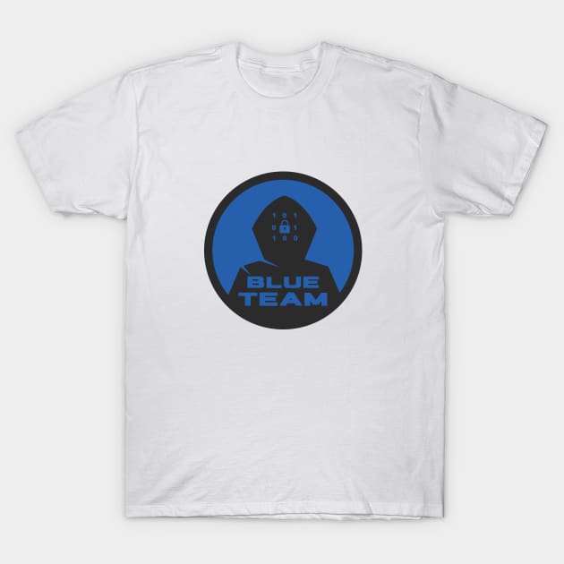 Cyber Security CTF Gamification Blue Team Logo T-Shirt by FSEstyle